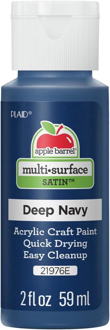 Vibrant Deep Navy Acrylic Paint Set - Pack of 24