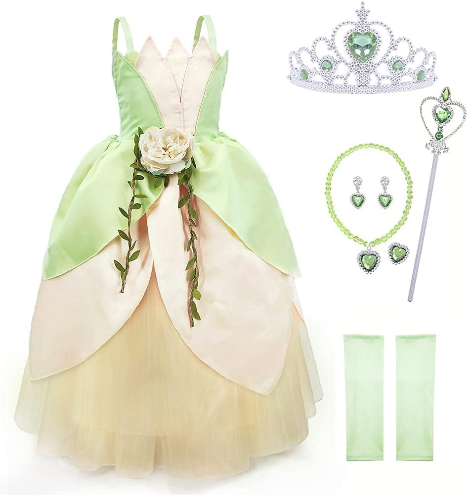 TYHTYM Princess Costumes for Little Girls - Dress Up Fun