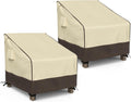Patio Chair Covers Waterproof for Rocking & Adirondack Chairs