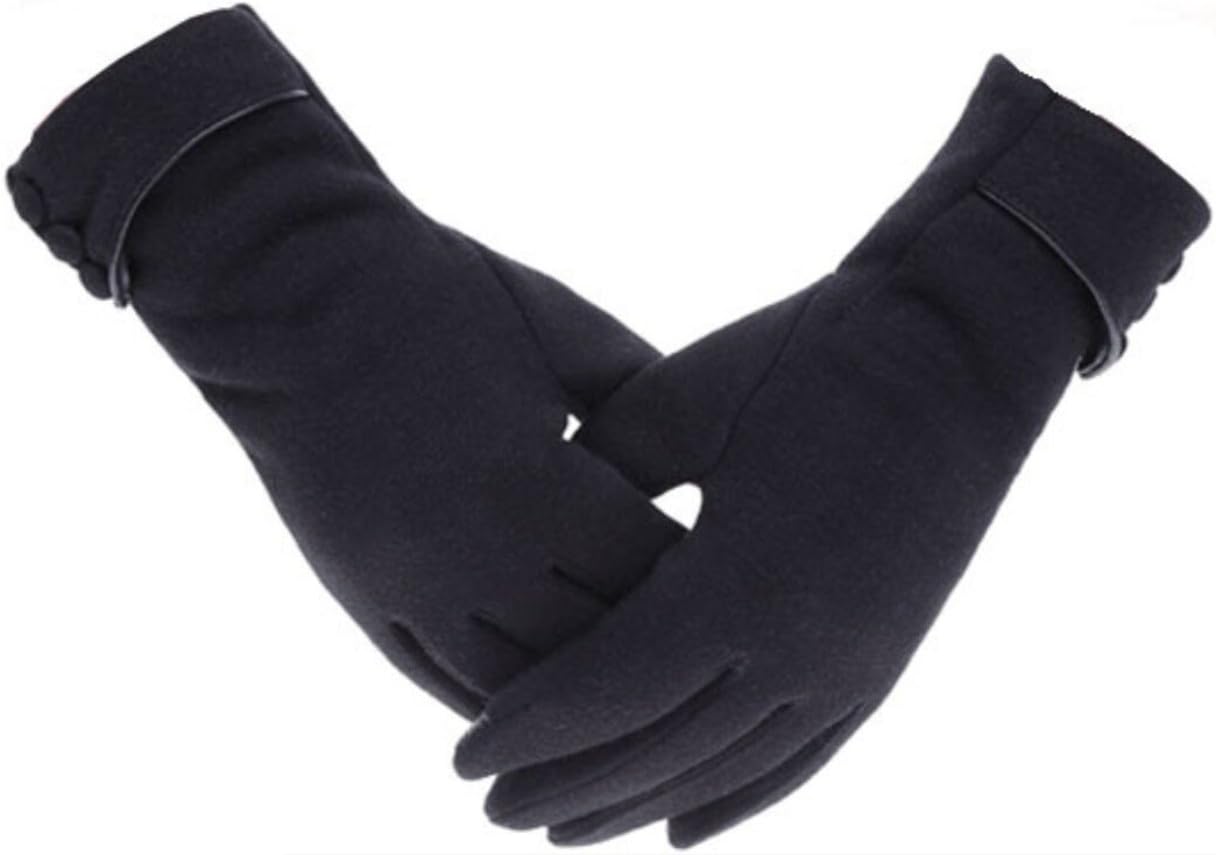 Tomily Women's Phone Touch Winter Gloves - Windproof & Warm