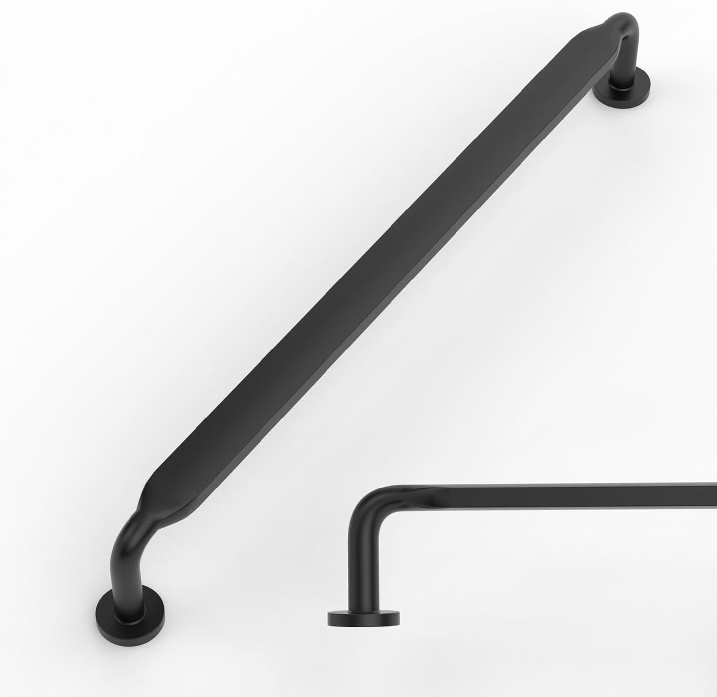 Amerdeco 10 Pack Matte Black Cabinet Pulls for Modern Kitchens