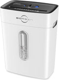 BONSEN White 10-Sheet Cross Cut Paper Shredder - Quiet Home Use