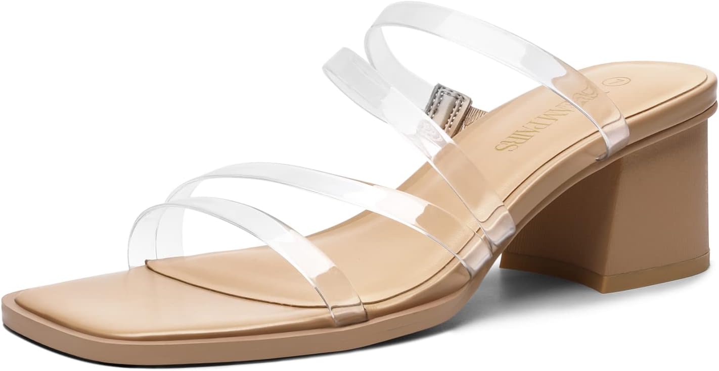 DREAM PAIRS Women's Strappy Heels Block Open Toe Sandals Review