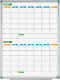 2 Monthly Dry-Erase Calendar Whiteboard 24 x 18 - Colorful Planning