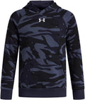 Under Armour Boys' Rival Fleece Printed Hoodie - Soft (Style 8MVR)