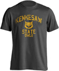 NCAA Retro Distressed Short Sleeve T-Shirt for Stylish Fans