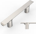 Brushed Satin Nickel Cabinet Pulls 3 in Hole Centers - 10 Pack
