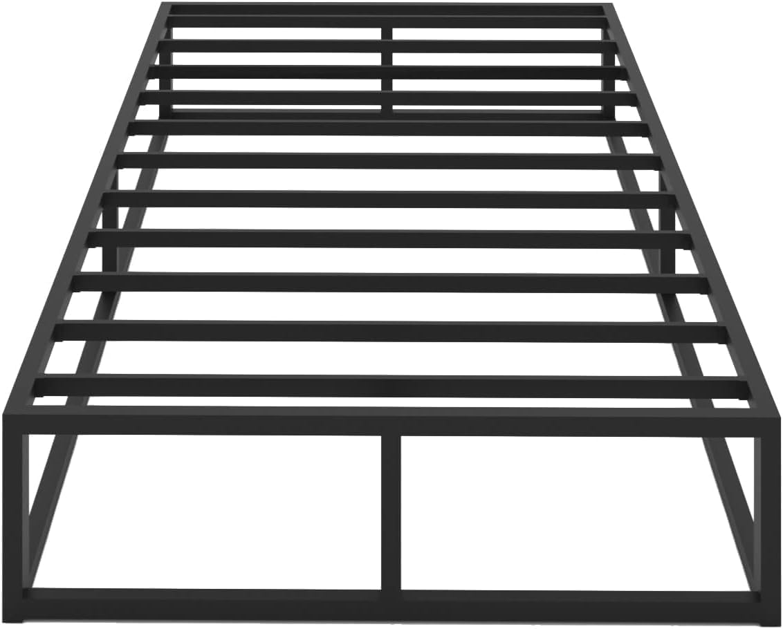 10 Inch Twin XL Bed Frame with Steel Slat Support for Comfort