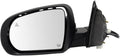 TRQ Left Mirror Drivers Side Compatible with 2014-2018 Jeep Cherokee