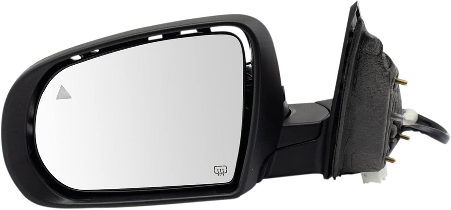TRQ Left Mirror Drivers Side for 2014-2018 Jeep Cherokee