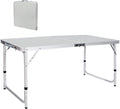 REDCAMP Folding Camping Table 4ft Portable - Adjustable Height