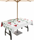 Spillproof Valentine's Day Roses Tablecloth - Outdoor Dining Delight