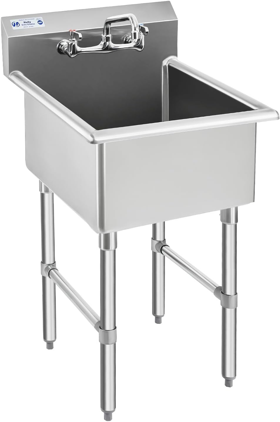 HALLY Commercial Stainless Steel Sink for Kitchen and Bar Use