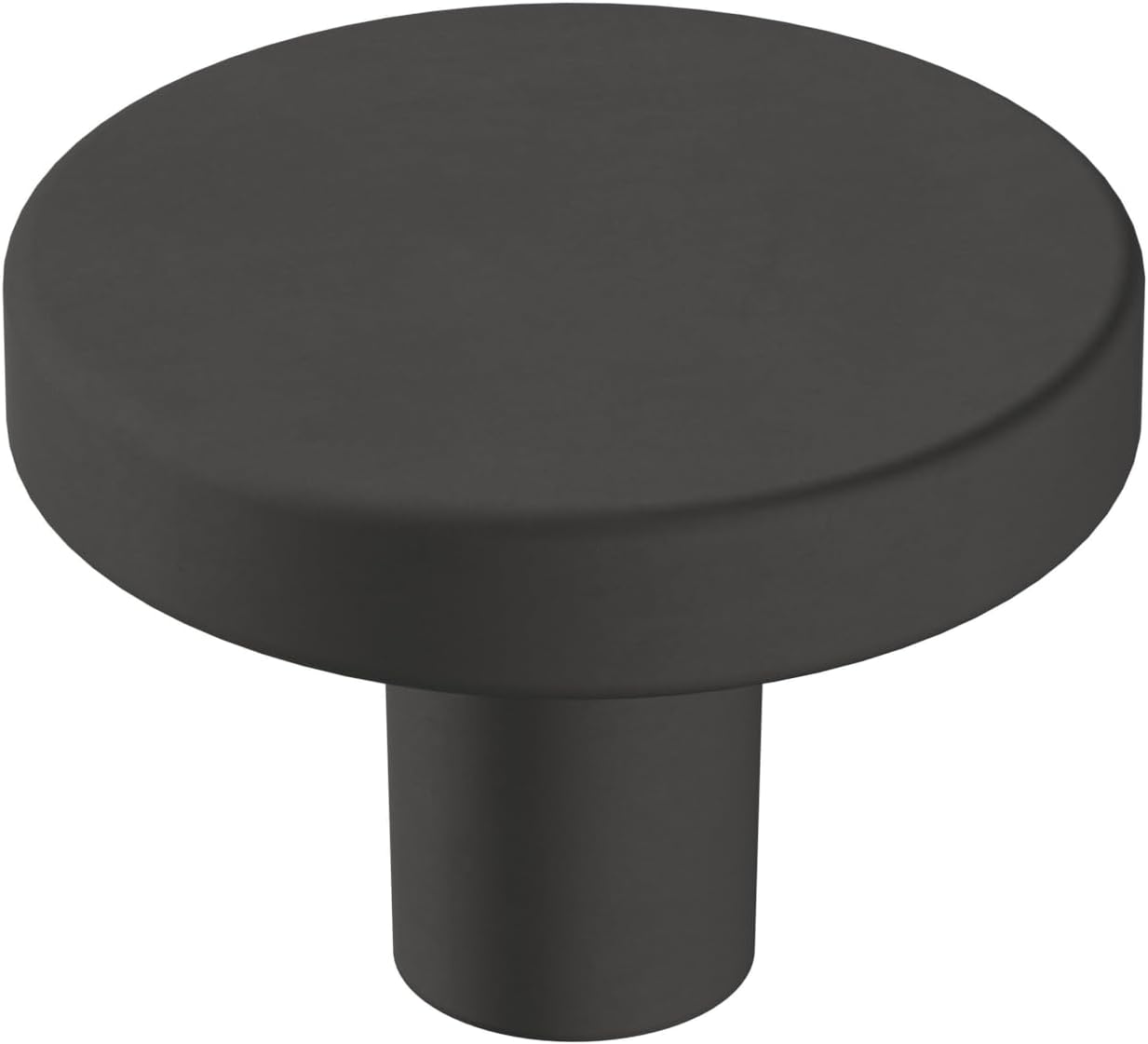 Amerock Versa Matte Black Cabinet Knob - 10 Pack for Style