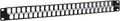 48 Port Blank Keystone 1U Patch Panel - Slim Flush Rack Mount