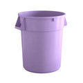 32 Gallon Purple Round Commercial Trash Can - Durable Nesting Design