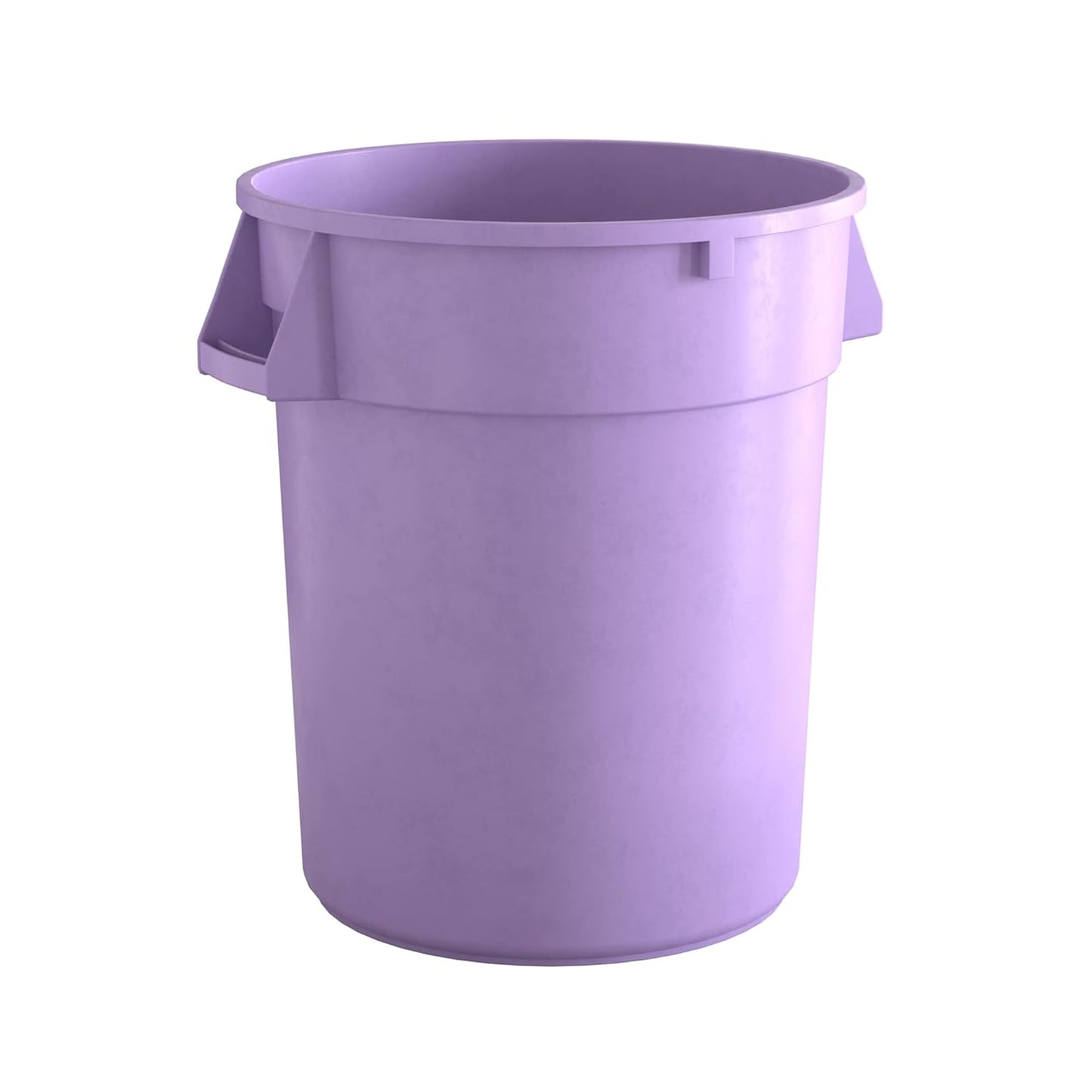 32 Gallon Purple Round Commercial Trash Can for High Traffic Areas
