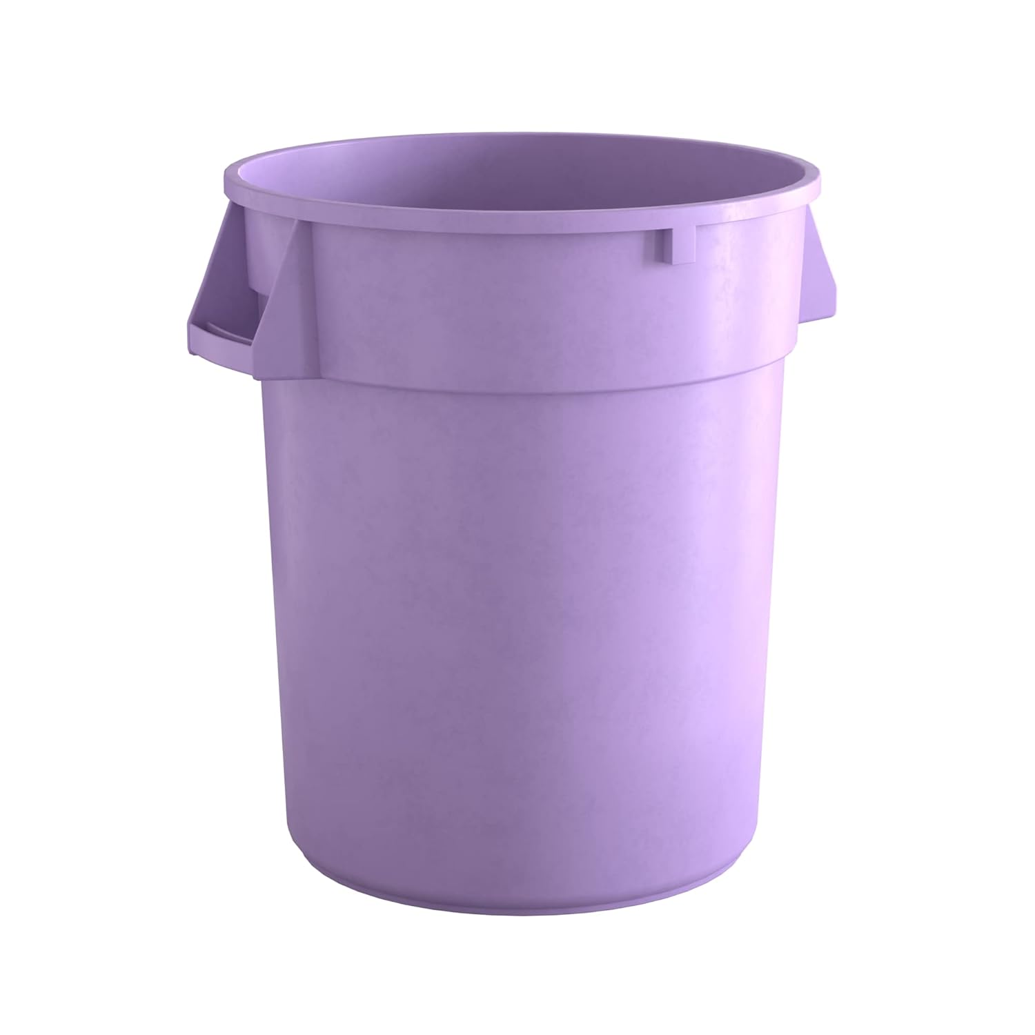 32 Gallon Purple Round Commercial Trash Can for High Traffic Areas