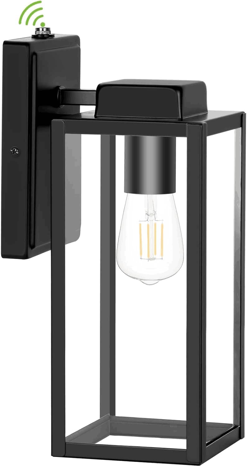 Large Outdoor Wall Light with Dusk to Dawn Feature for Porches