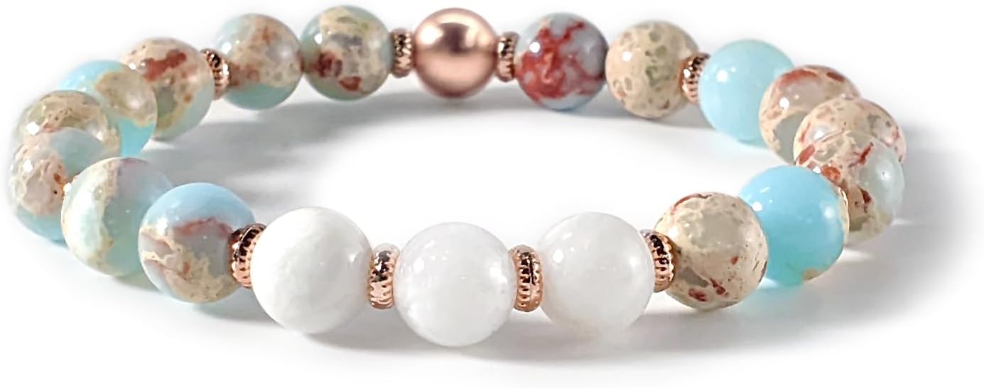 Anxiety Relief Bracelet - Handmade Gemstone Jewelry for Calm