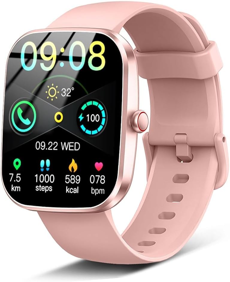 Smart Watch with Bluetooth Call, 110+ Sport Modes for Fitness