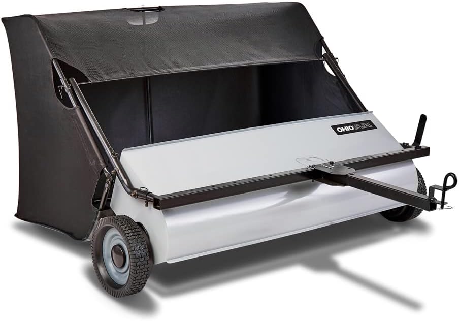 Ohio Steel 4222V2 Lawn Sweeper with 22 cu.ft Capacity and More