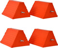Wheel Chocks Heavy Duty Wheel Chock with Handle 4 Pack - Rugged Grip