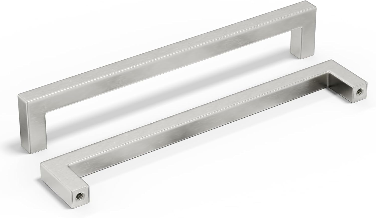 Modern 8 Inch Brushed Nickel Cabinet Pulls for Stylish Decor