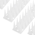 Bird Spikes Frosted White 48.3 ft Coverage - Humane Bird Control