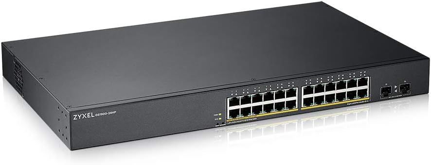 Zyxel 24-Port PoE Gigabit Switch for Efficient Networking