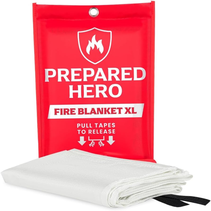 Hero Extra Large Emergency Fire Suppression Blanket for Safety