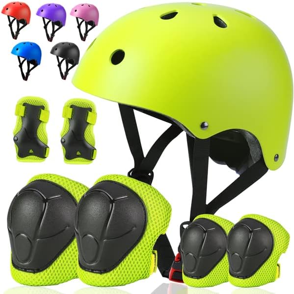 Toddler Kids Bike Helmet Set with Protective Gear for Safety