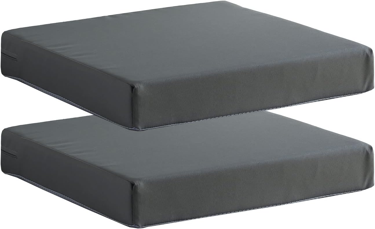 Patio Chair Cushions Non Slip Bottom Waterproof Seat Pads Set