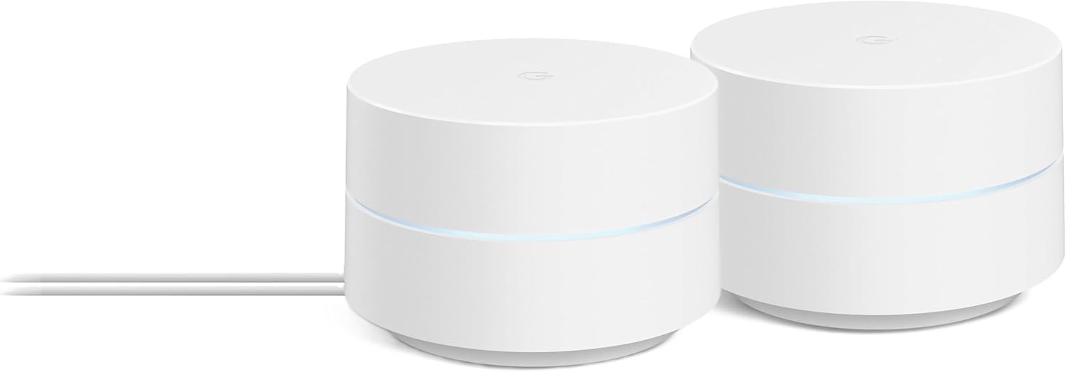 Google WiFi Mesh System - AC1200 Router with 3000 Sq Ft Coverage