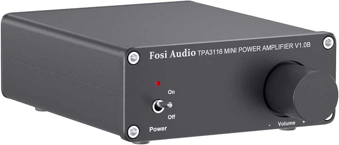Fosi Audio V1.0B Mini Hi-Fi Class D Amplifier for Home Speakers