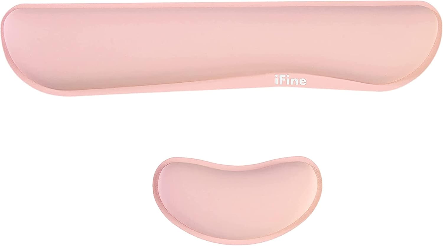 iFine Cleanable Keyboard & Mouse Wrist Rest - Pain Relief in Pink