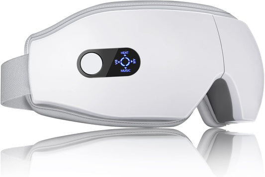 NOWWISH Eye Massager with Heat and Bluetooth Music for Relief