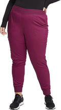 Cherokee Women's Scrub Jogger Pants Modern Classic Fit Mid Rise double