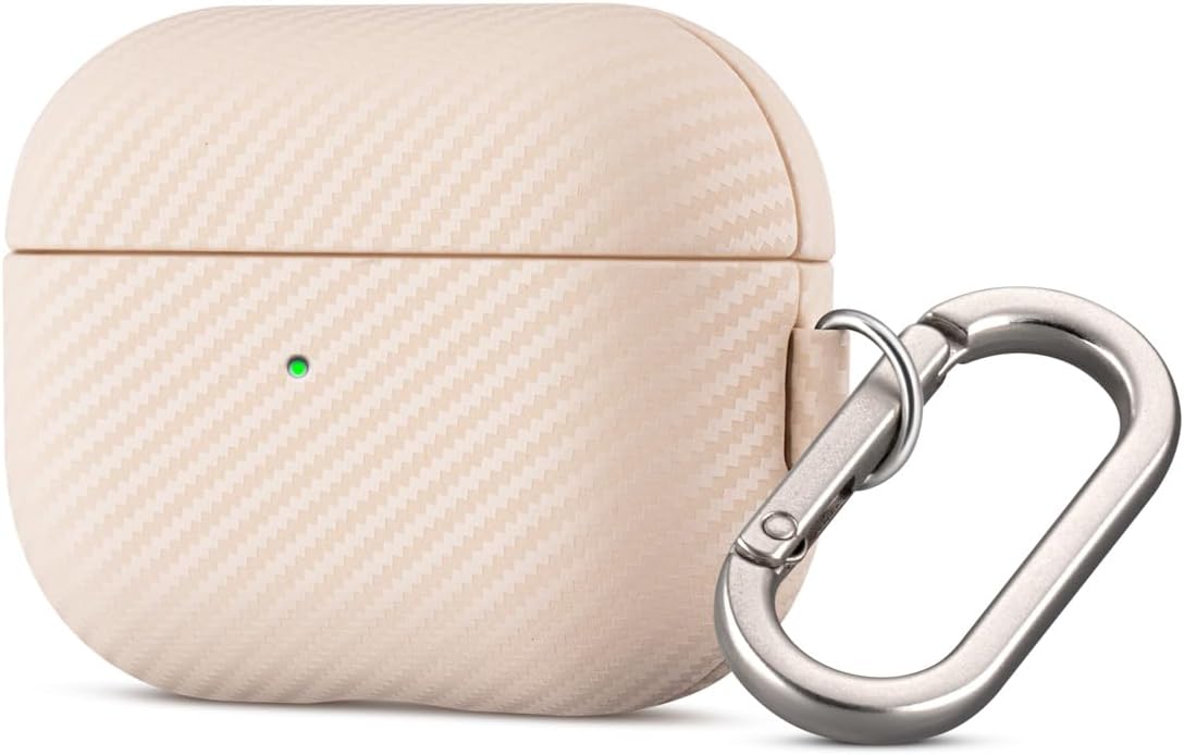 Leather Case for AirPods Pro 2 - Handmade Pearl White Cover