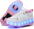 LED Roller Skate Shoes for Kids Boys Girls - Multicolor Light Up