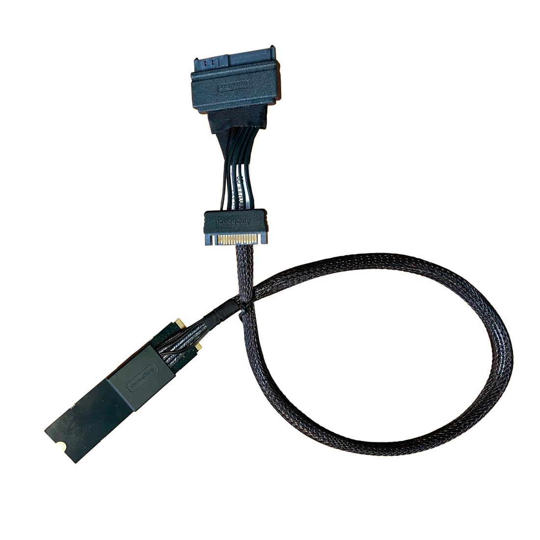 DiLinker PCIe 4.0 M.2 to U.2 NVMe SSD Adapter with Power Cable