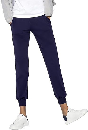 AJISAI Women's Joggers Pants with Pockets for Comfort and Style