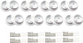 QCAA Heavy Duty Solid Metal Pole Socket Set, 1-3/8 in - Sturdy
