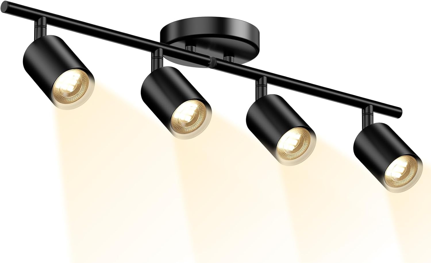 LED 4 Light Track Lighting Kit for Modern Home Decor Needs