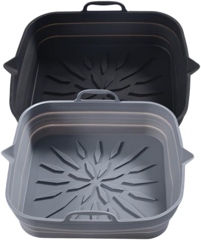 Non-Stick Silicone Air Fryer Liners - Bake with Ease!
