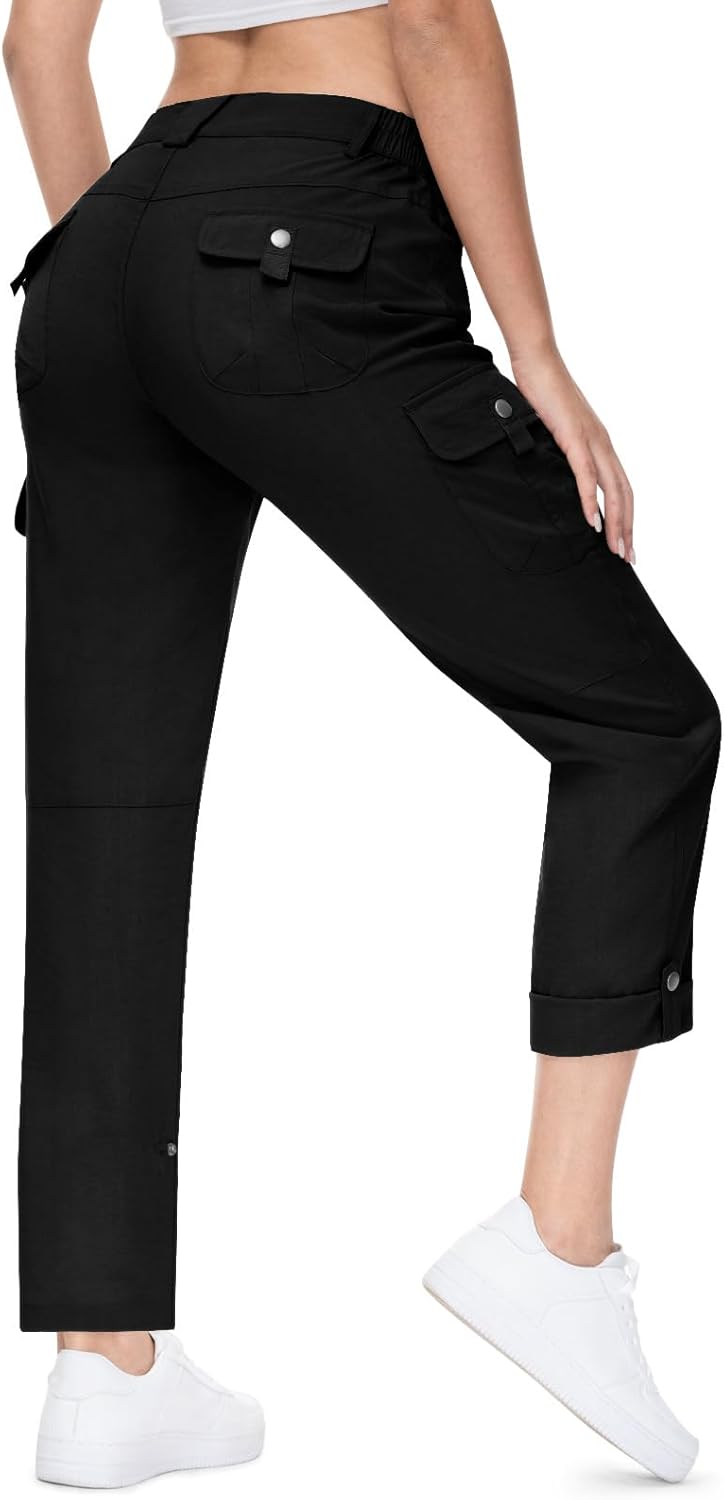 TBMPOY Women's Hiking Pants Quick Dry Convertible Lightweight