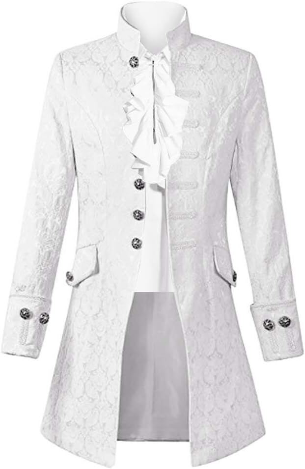 Mens Steampunk Medieval Jacket for Gothic and Victorian Styles