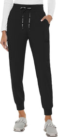 Medical Scrub Jogger Pants for Women - Ultra Soft Six Pockets