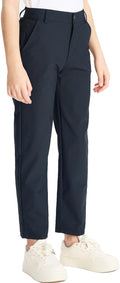 Boys Golf Pants Quick Dry Athletic Chino Straight Leg - Flexible Waist