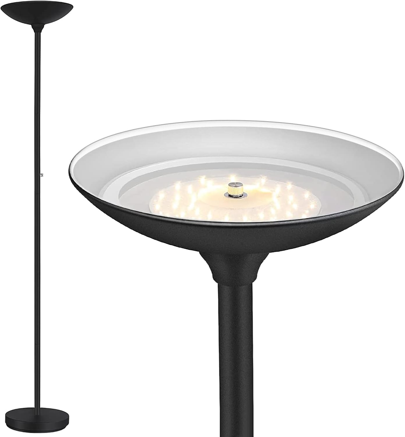 BoostArea Torchiere Floor Lamp: 30W Super Bright LED Light